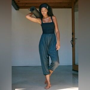 NWOT Free People Shiny Happy One Piece (Black)